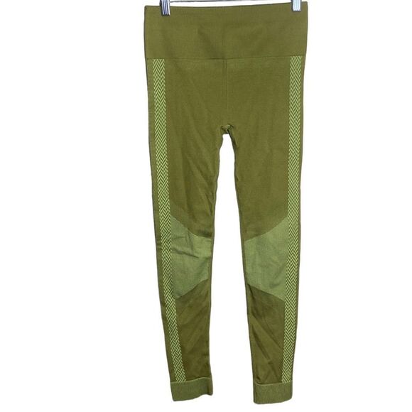 Fabletics Wm’s Sz Sm Thyme Mint High Waisted Seamless Compression Check Leggings - Picture 3 of 4